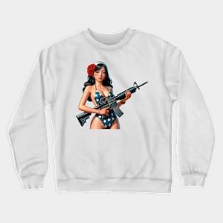 Pinup Girl Crewneck Sweatshirt